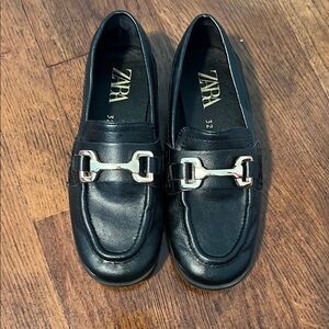 Zara Kids Black Loafers